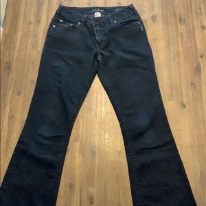Silver black jeans